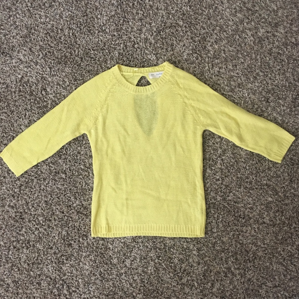 Zara Basic Sweater with 3/4 Sleeve
